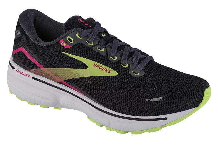 Brooks Ghost 15 1203801B083, Damskie, Czarne, buty do biegania, tkanina, rozmiar: 38,5