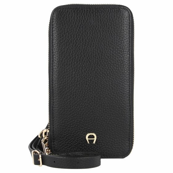 AIGNER Fashion Etui na telefon komórkowy Skórzany 9 cm black