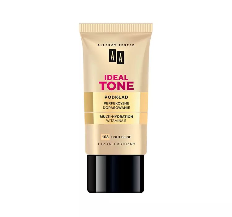 AA IDEAL TONE PODKŁAD PERFEKCYJNE DOPASOWANIE 103 LIGHT BEIGE 30ML