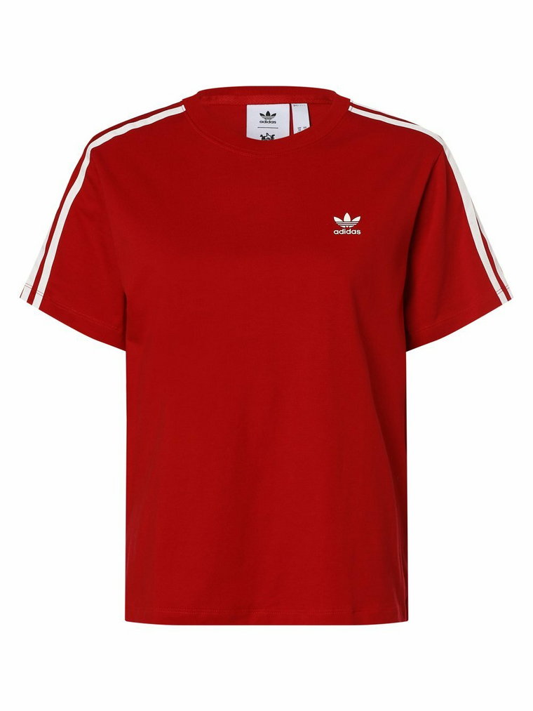 adidas Originals - T-shirt damski, czerwony