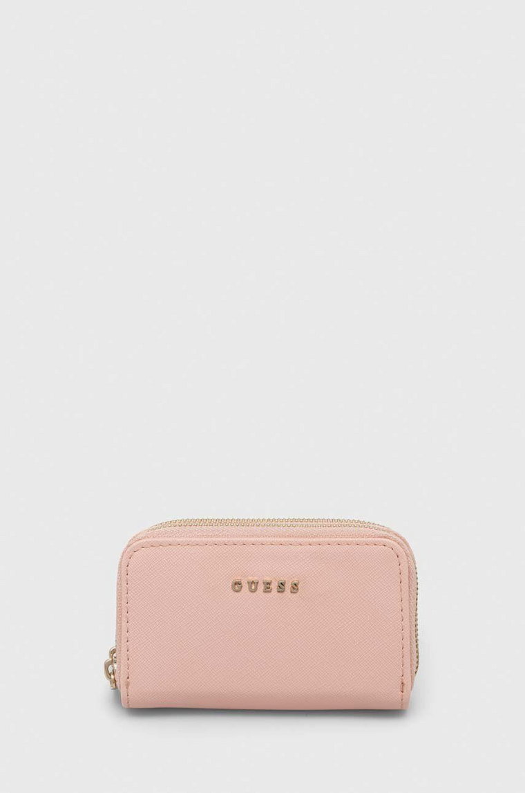 Guess portfel damski kolor różowy PW7447 P4211