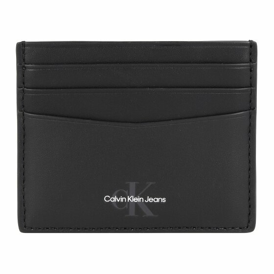 Calvin Klein Jeans MONOGRAM SOFT Etui na karty kredytowe Skórzany 10 cm black