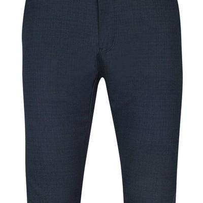 Eleganckie Męskie Spodnie, Garniturowe, Klasyczne, typu Chinos Granatowe Tomy  Walker