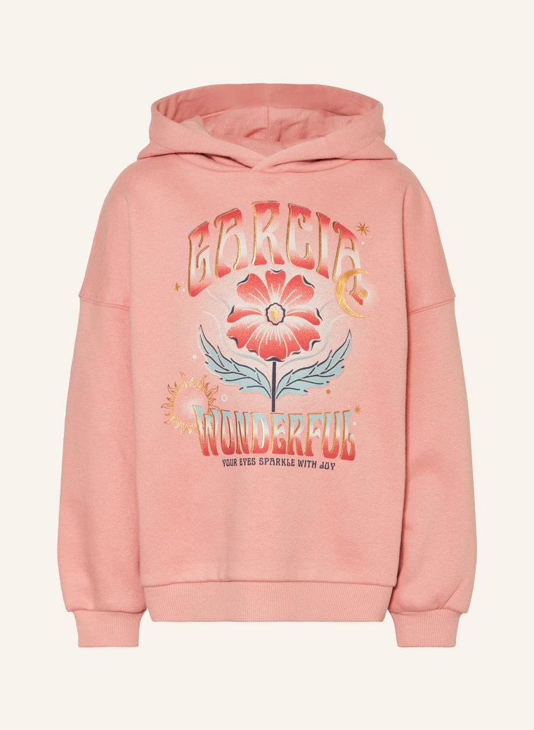 Garcia Bluza Z Kapturem rosa