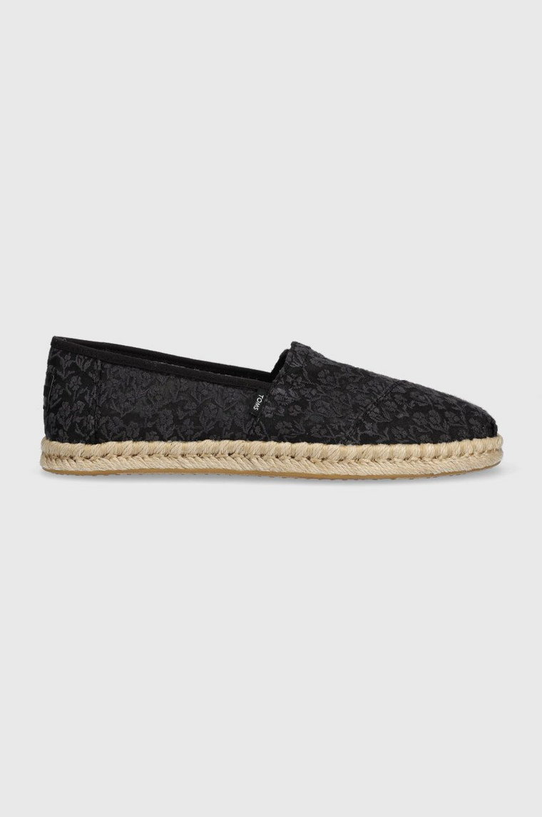 Toms espadryle Alpargata Rope kolor czarny 10019818