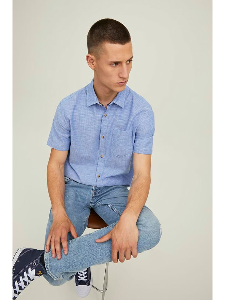 Jack & Jones Koszula - Regular fit - w kolorze błękitnym