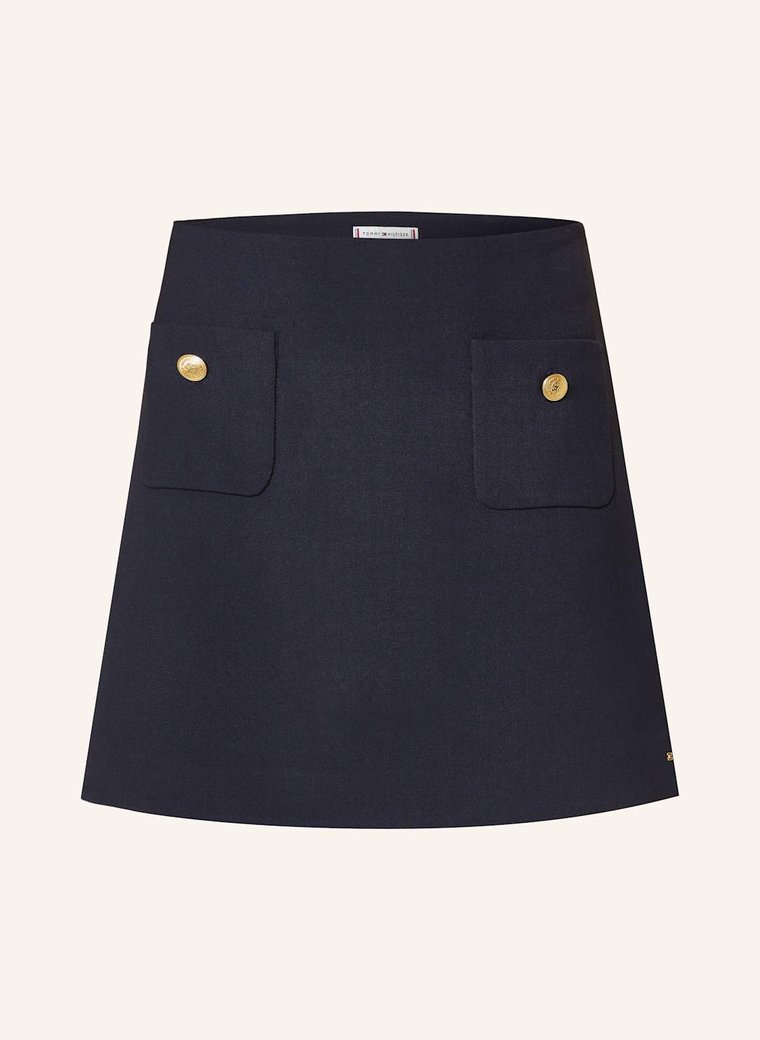 Tommy Hilfiger Spódnica Punto Short blau