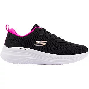 Czarne sneakersy skechers - Damskie - Kolor: Różowe - Rozmiar: 40