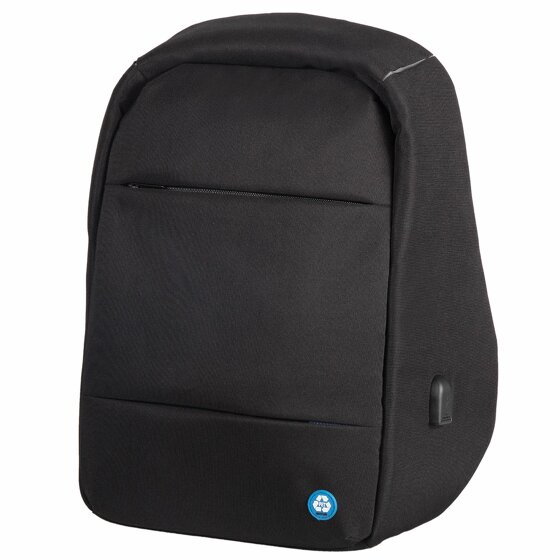 Lightpak RPET Plecak z przegrodą na laptopa 47 cm schwarz