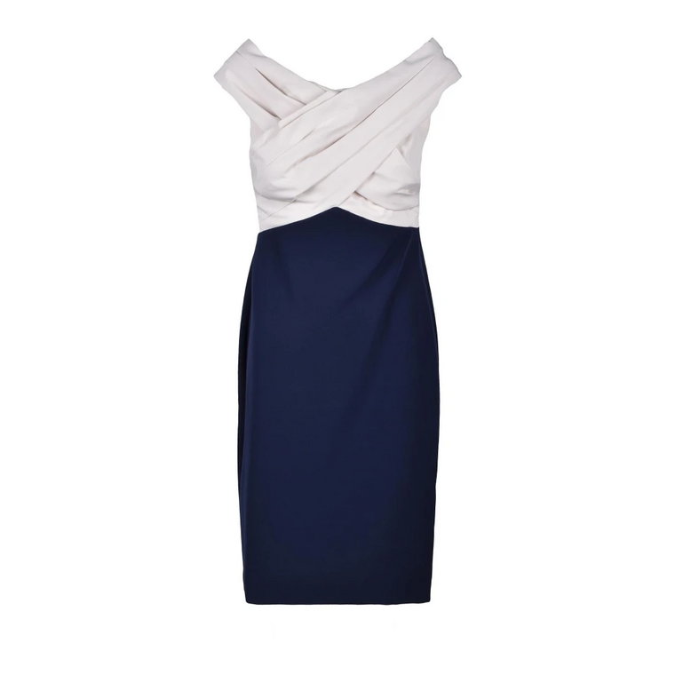 Niebiesko-Biała Sukienka z kolekcji Lauren Ralph Lauren Ralph Lauren