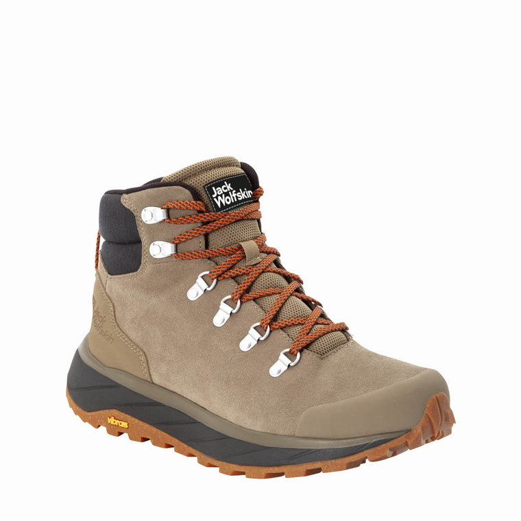 Buty męskie turystyczne Jack Wolfskin TERRAVENTURE URBAN MID M clay / phantom - 42