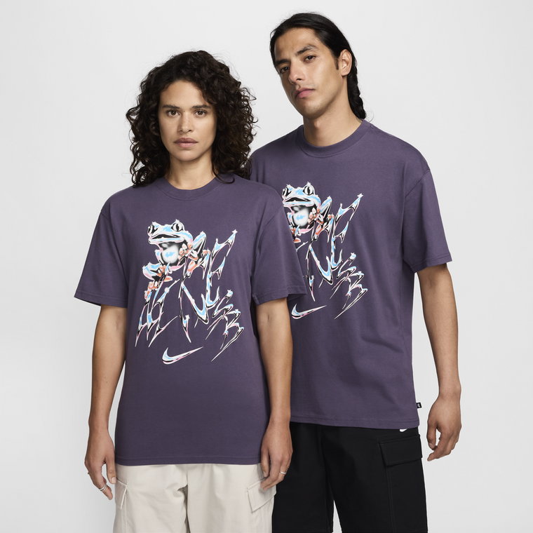 T-shirt do skateboardingu Nike SB M90 - Fiolet