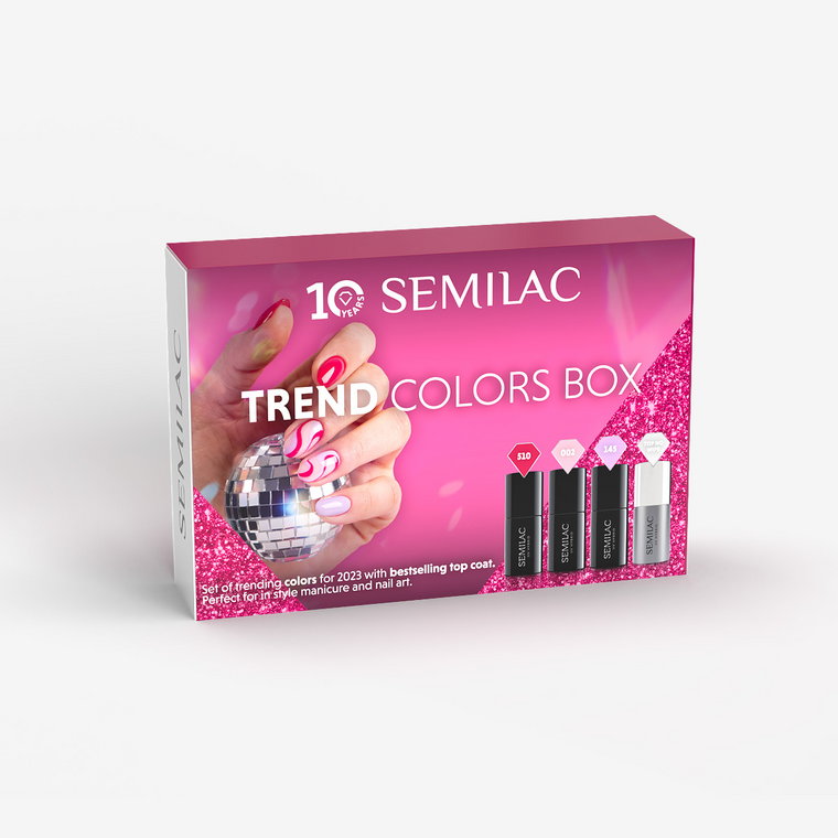Zestaw Semilac Color Trend Box