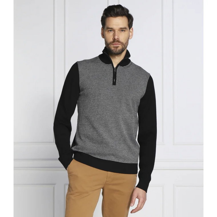 BOSS BLACK Wełniany sweter Ladamo | Regular Fit