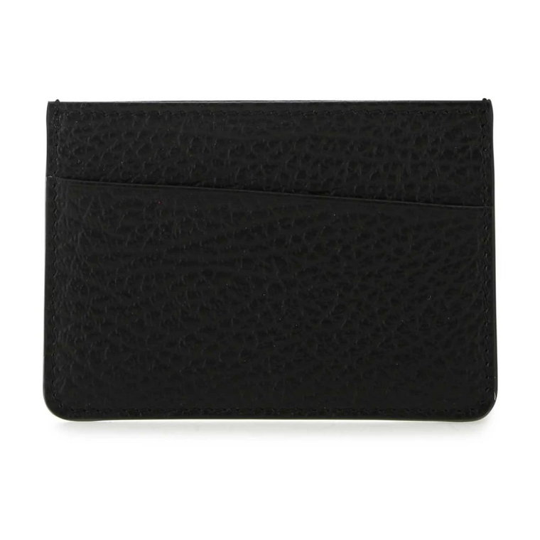 Elegancki czarny portfel na karty Maison Margiela