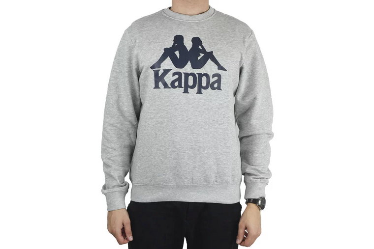 Kappa Sertum RN Sweatshirt 703797-18M, Męskie, Szare, bluzy, bawełna, rozmiar: S
