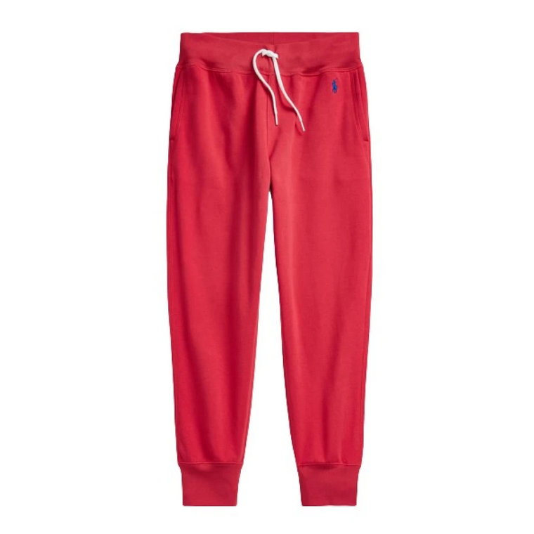 Czerwone spodnie do biegania Polo Ralph Lauren