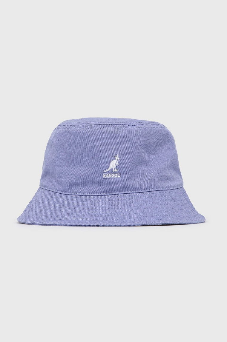 Kangol kapelusz bawełniany kolor fioletowy bawełniany K4224HT.IL525-IL525