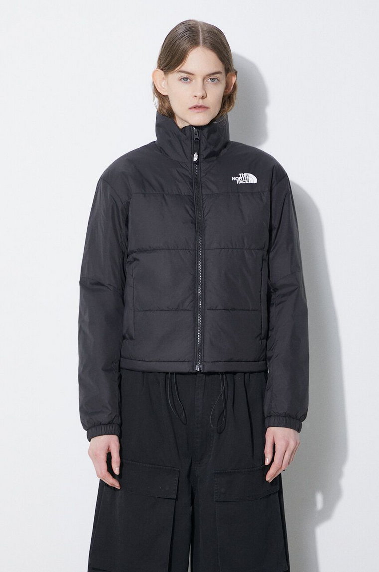 The North Face kurtka W Gosei Puffer damska kolor czarny przejściowa oversize NF0A879XJK31