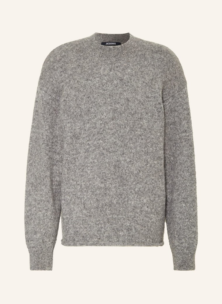 Jacquemus Sweter Le Pull Jacquemus Z Alpaką grau