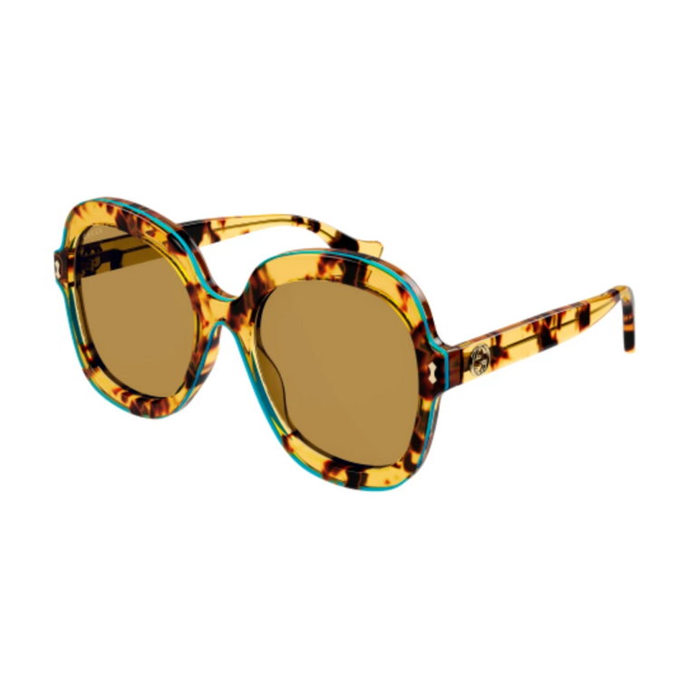 Oversized Geometryczne Okulary Przeciwsłoneczne Gucci