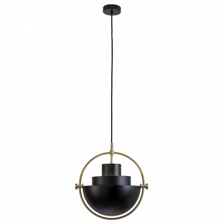Lampa wisząca mobile czarna 38 cm kod: ST-8881 BLACK+BRASS