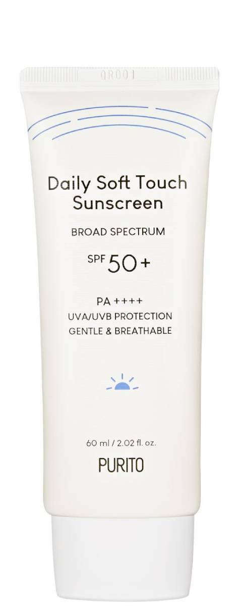 Purito Daily Soft Touch Sunscreen Codzienny krem do opalania z ceramidami SPF 50+ PA++++