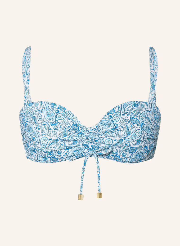 Heidi Klein Góra Od Bikini Bandeau Camps Bay Beach blau