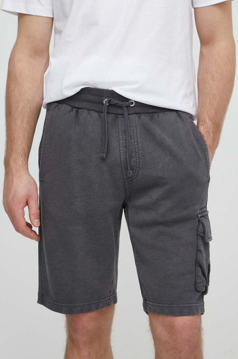 Calvin Klein Jeans szorty bawełniane kolor szary J30J325137