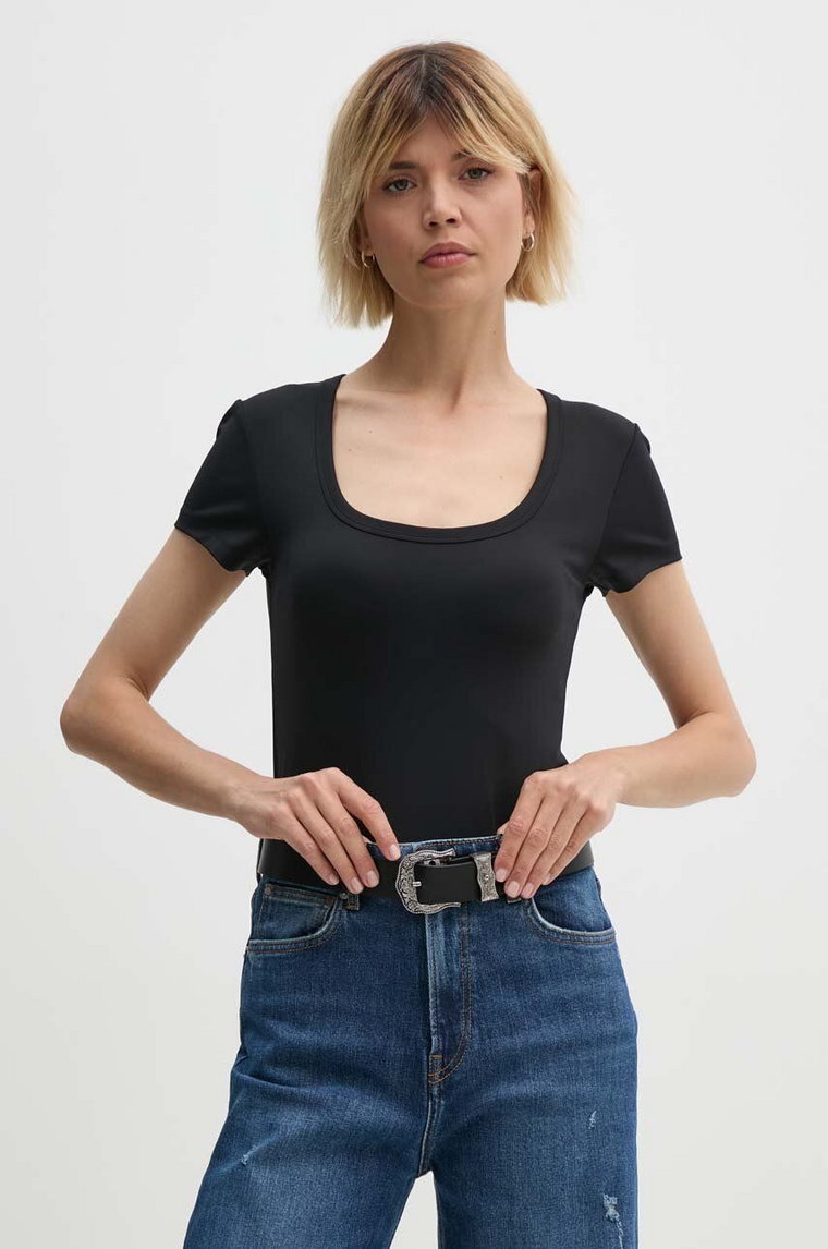 Calvin Klein t-shirt damski kolor czarny K20K207191