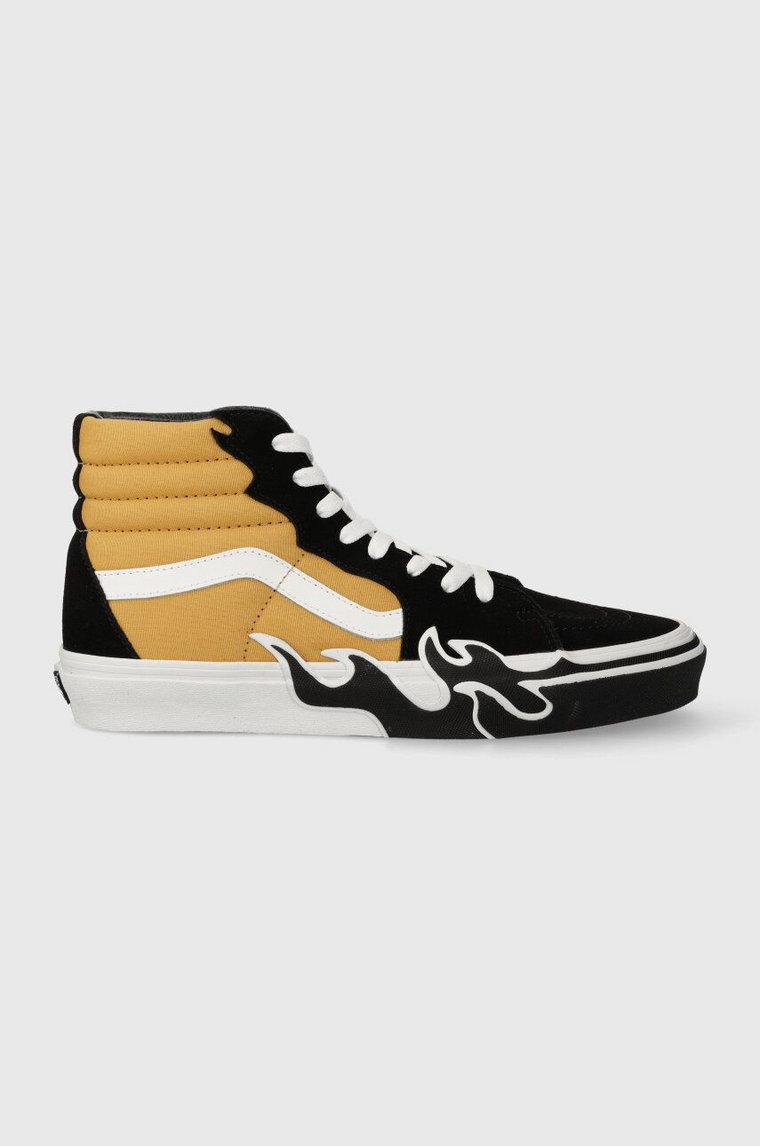 Vans trampki SK8-HI Flame męskie kolor czarny VN0005UJY231