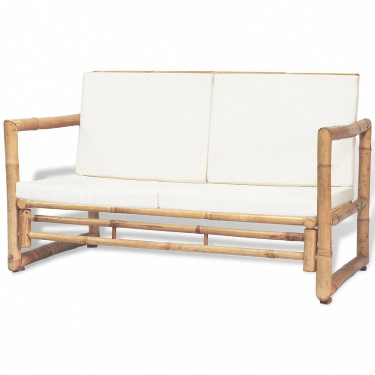 2-osobowa sofa ogrodowa z poduszkami, bambus kod: V-43157