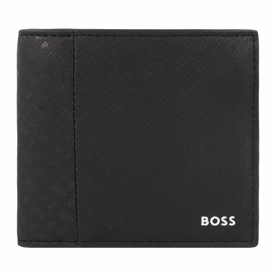 Boss Zair Portfel Ochrona RFID Skórzany 11 cm black