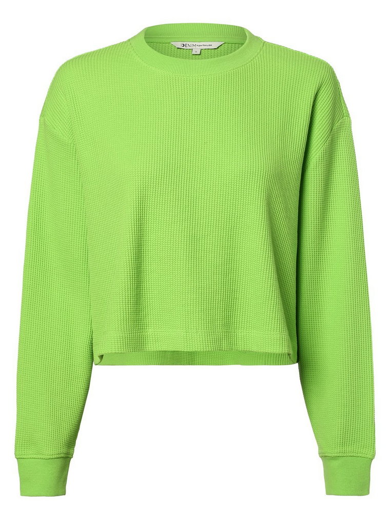 Tom Tailor Denim - Damska bluza nierozpinana, zielony