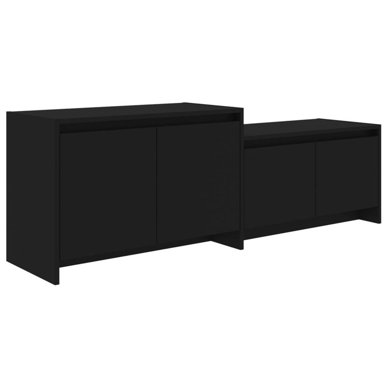 Szafka pod TV 146,5x35 czarna