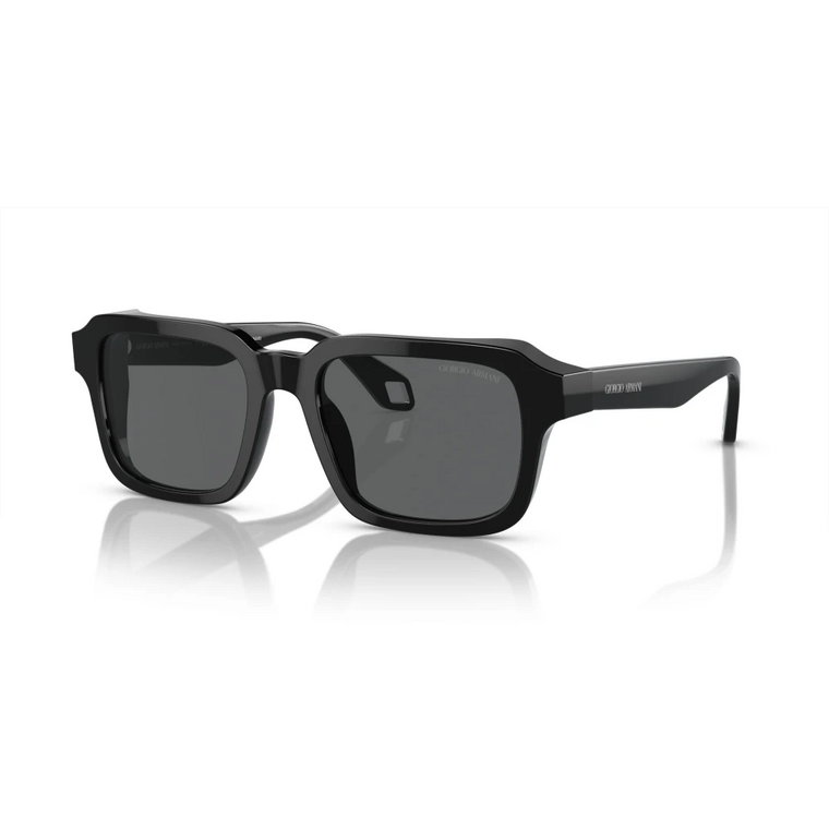 Czarne/Ciemnoszare Okulary przeciwsłoneczne Giorgio Armani