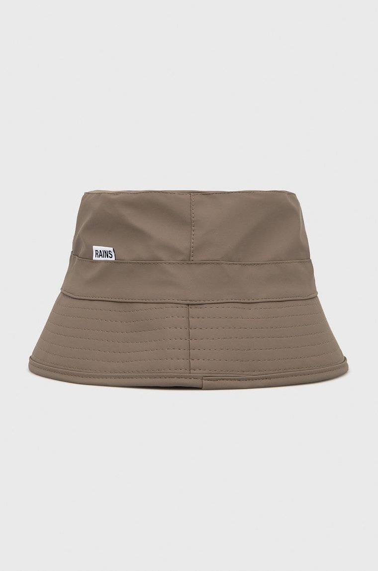 Rains kapelusz 20010 Bucket Hat kolor beżowy 20010.17-Taupe