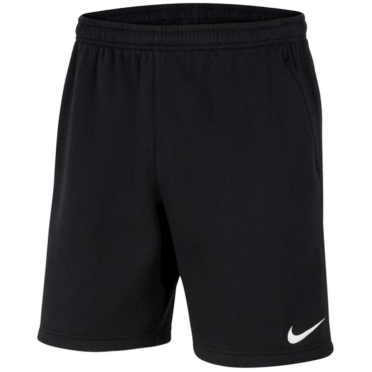 Nike Flecee Park 20 Jr Short CW6932-010, Dla chłopca, Czarne, spodenki, bawełna, rozmiar: L