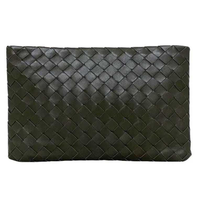 Pre-owned Leather clutches Bottega Veneta Vintage