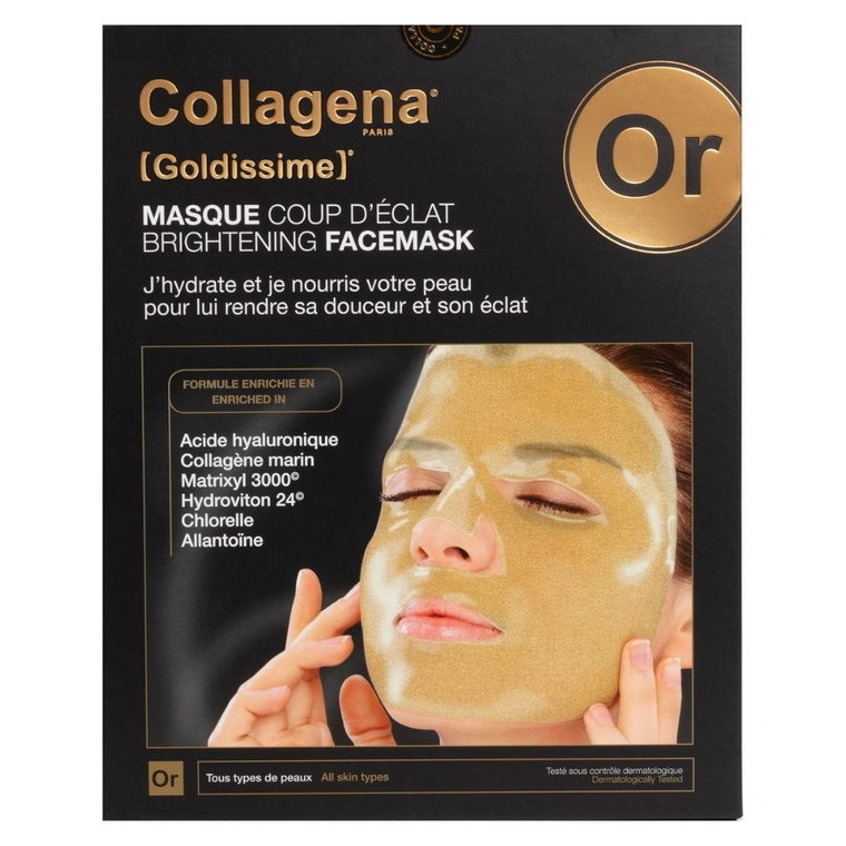 Collagena Maska Goldissime w hydrożelu Maseczka do twarzy