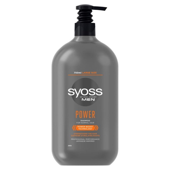 Syoss Men Power Shampoo szampon do włosów normalnych dla mężczyzn 750ml