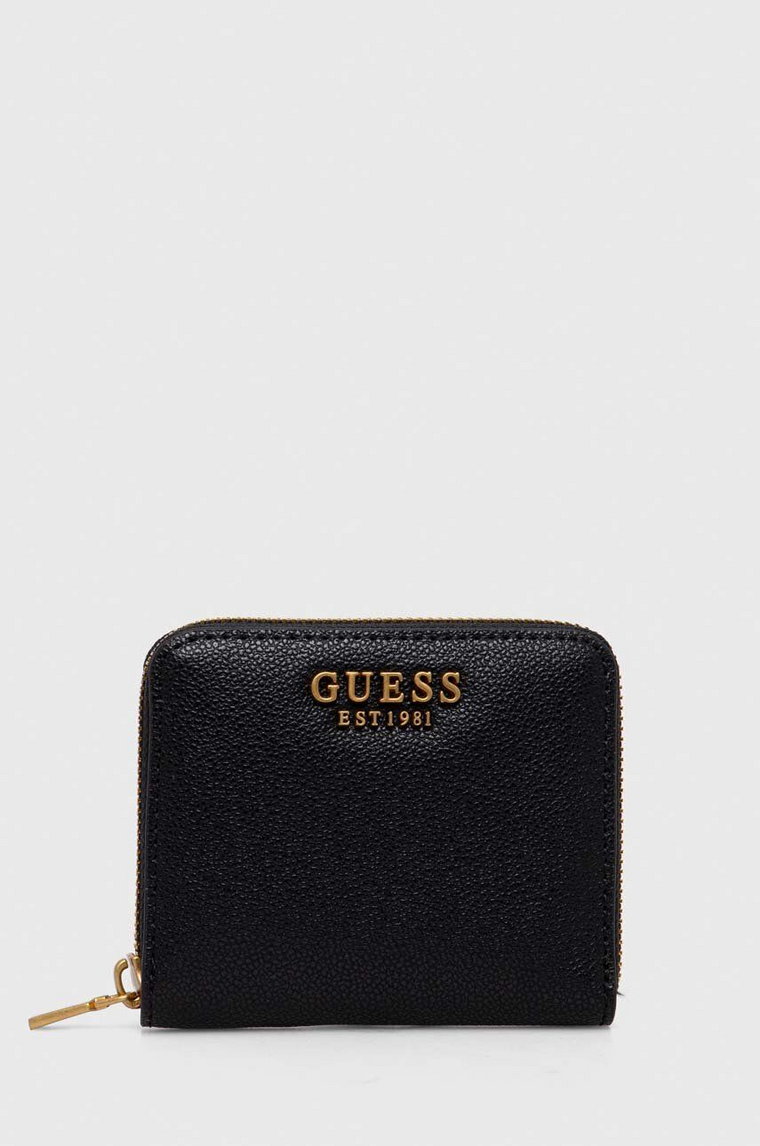 Guess portfel EMERA damski kolor czarny SWVA92 21370