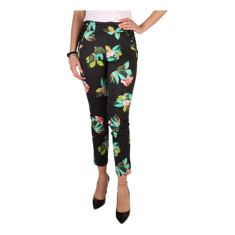 Spodnie Floral Slim-fit z Kolekcji Wiosna/Lato Guess