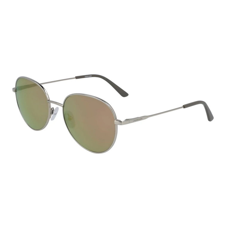 Srebrne okulary Ck20104S Calvin Klein