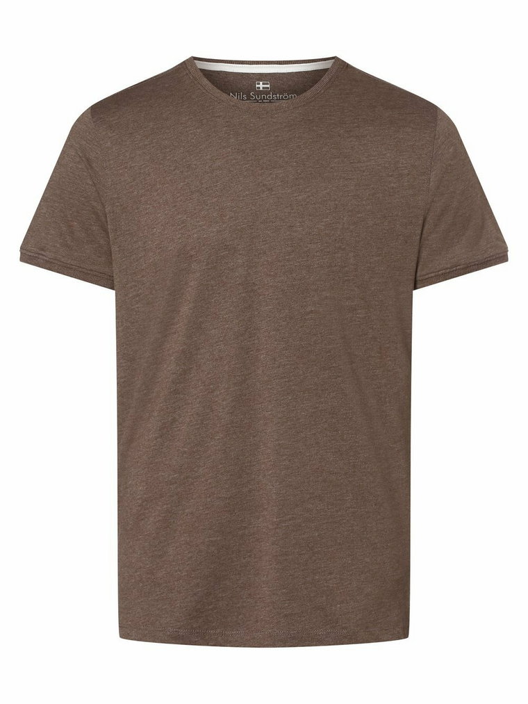 Nils Sundström - T-shirt męski, brązowy