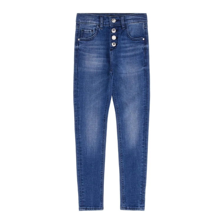 Klasyczne Skinny Jeansy z Mieszanki Bawełny Guess