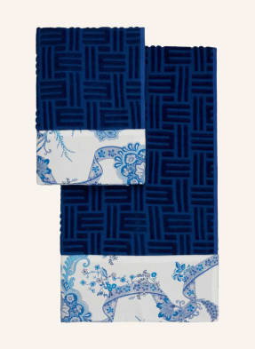 Etro Home Zestaw: Ręcznik Standardowy I Ręcznik Dla Gości blau