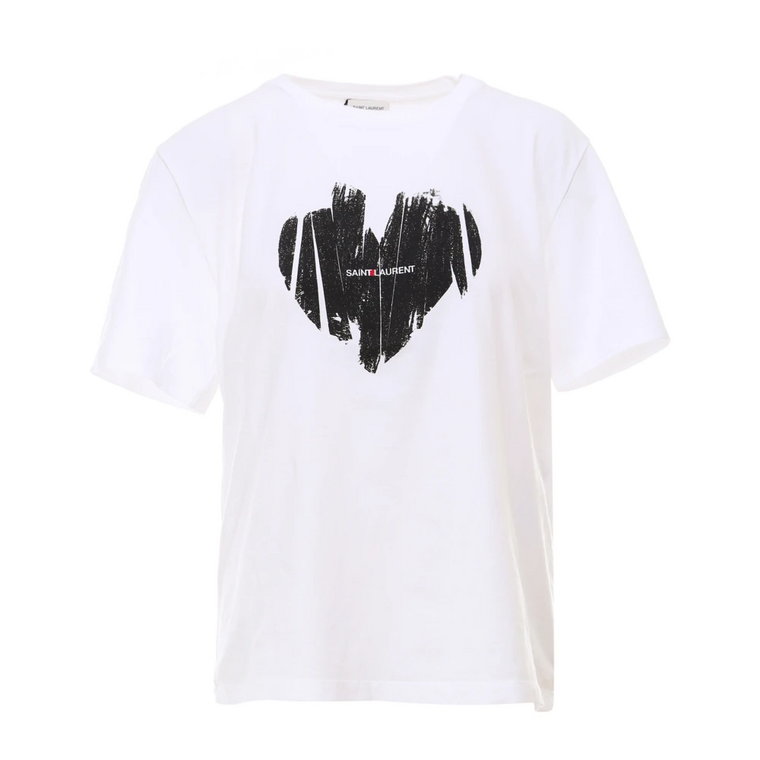 T-shirty i Polówki z Okrągłym Dekoltem Saint Laurent