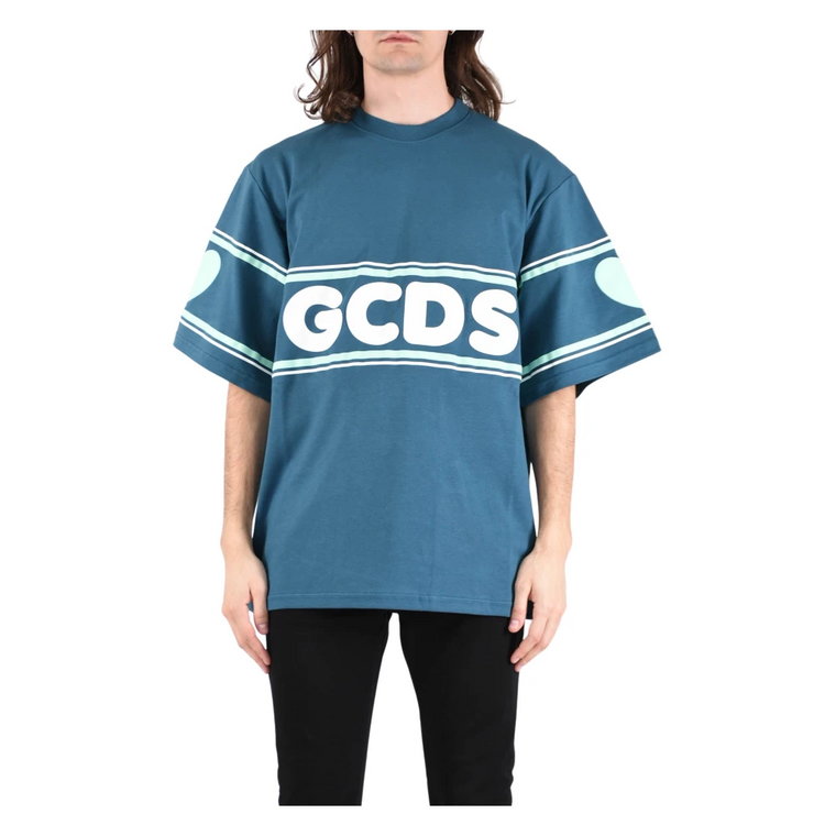 Cotton T-shirt With Logo Gcds