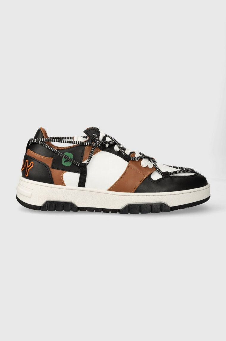 Off Play sneakersy skórzane SORRENTO kolor brązowy SORRENTO 1 WHITE BLACK COGNAC GREEN